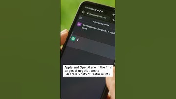 Apple and OpenAI are reportedly finalizing talks to bring ChatGPT to the iPhone #AAPL #MSFT #ChatGPT