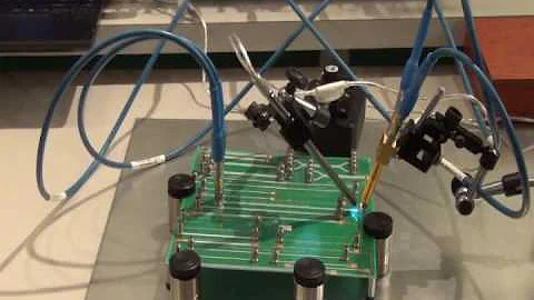 Anritsu Vectorstar DVT40 GigaProbes S4p/Impedance Probing demo