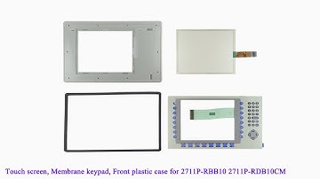 2711P-RBB10 2711P-RDB10CM Front Plastic Case, Touch Screen, Membrane Keypad for PanelView Plus 1000