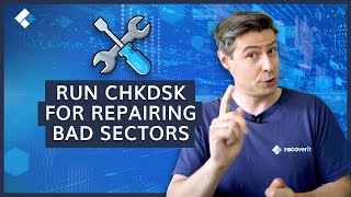 how to run chkdsk for repairing bad sectors?