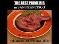 Dinner at The House of Prime Rib - San Francisco, California