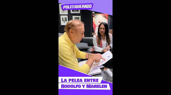 La pelea entre Rodolfo Hernndez y Marelen Castillo...