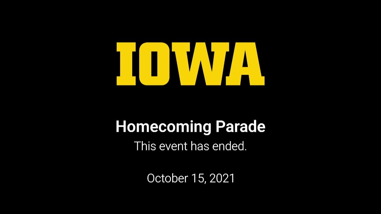 University of Iowa Parade YouTube