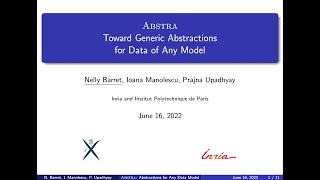 ABSTRA: Toward generic abstractions for data of any model