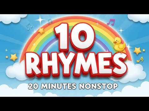 Top 10 Nursery Rhymes for Kids | 20 Min Nonstop Kids Songs | Preschool ...