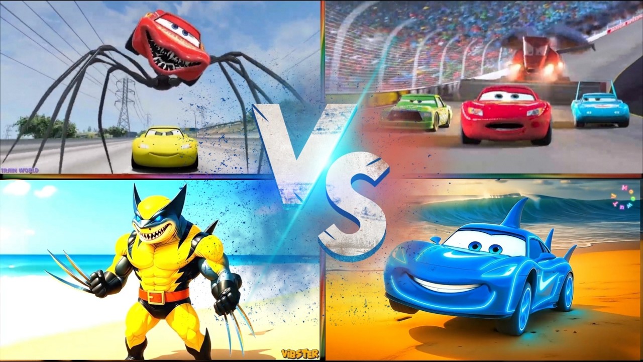 BRAINROT MEGA BATTLE McQueen🆚️ROSA MAXA COFFIN DANCE McQueen🆚️McQueen-TILES HOP EDM RUSH
