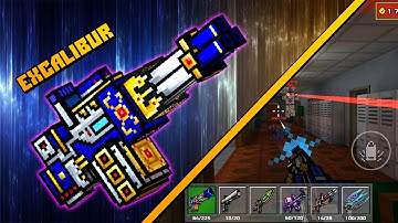 Pixel Gun 3D - Excalibur [Review] Mythical Clan Weapon