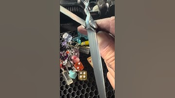Immediately compare your sharpened scissors to the edges of a new shear.