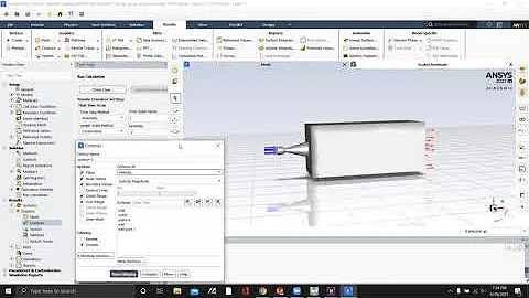 ANSYS Fluent - 3D Nozzle External Flow (Rocket Plume)