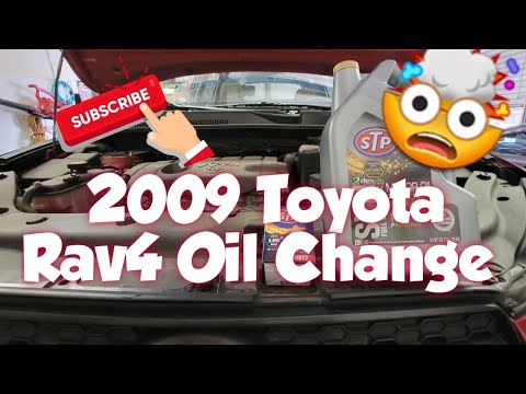 How to: Perform an Oil Change 2009 Toyota Rav4 - YouTube