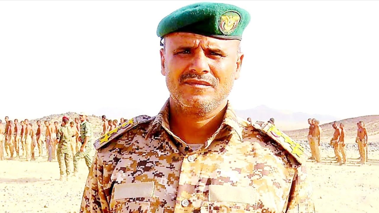 العميد محمد الحجوري قائد لواء القوات الخاصة تدريبات الجيش الوطني مأرب اليمن
