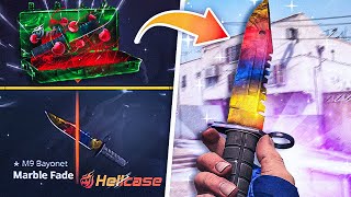 WE OPENED THE RUBY CASE AND GOT A KNIFE FOR $1200 ON HELLCASE! BEST CODE