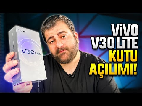 Renk değiştiren telefon Vivo V30 Lite kutu açılımı