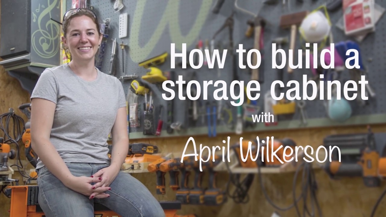 How to make a paint storage cabinet with April Wilkerson