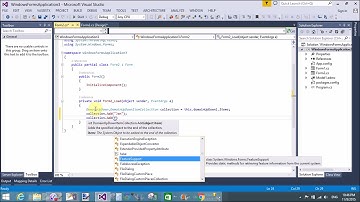 DomainUpDown Example in Windows Form c#