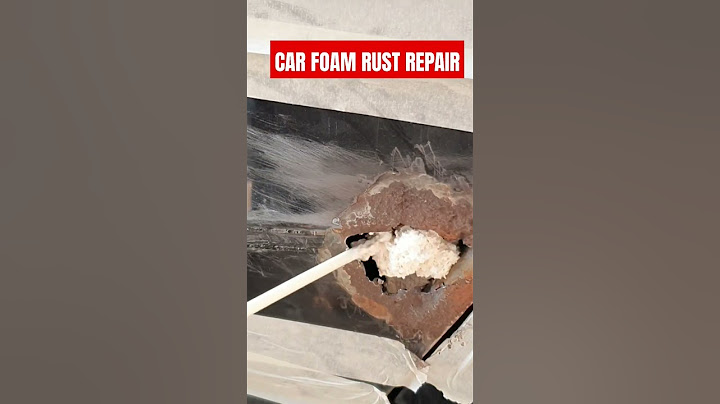 CAR RUST FOAM REPAIR#car #repair #foam