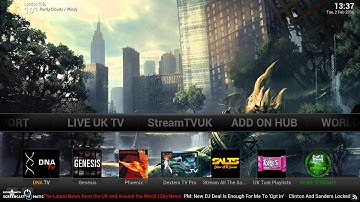Kodi - How to change the weather location StreamTVUK.com