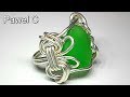 How To Make a Wire Ring with Sea Glass|Tutorial