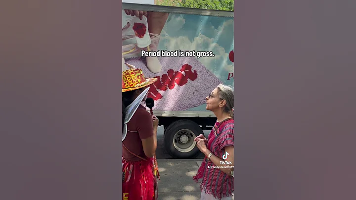 have you ever seen a period ad like this before? #periods #period #pad #tampon