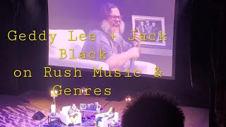 Rush Music and Different Genres - Geddy Lee + Jack Black @ Los Angeles 11/28/2023