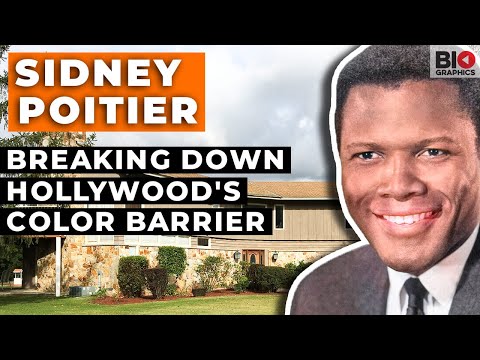 Video: Sidney Poitier - de acteur die de raciale barrière in Hollywood doorbrak