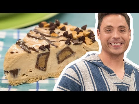 Jeff Mauro Makes a No-Bake Chocolate-Peanut Butter Pie | The Kitchen | Food Network