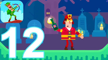 Bowmasters - Gameplay Walkthrough Part 12 - Varg Blackburn (iOS, Android)