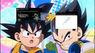 Kami Sama Explorer - Dragon B - Goku e Bardock fazem o Kamehameha