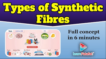 Class 8 Science Chapter 3 Synthetic Fibres and Plastics Types of Synthetic Fibres | CBSE