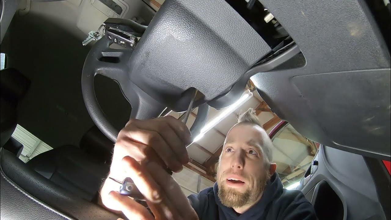 Key Stuck! Ignition Switch Replacement VW Jetta - YouTube