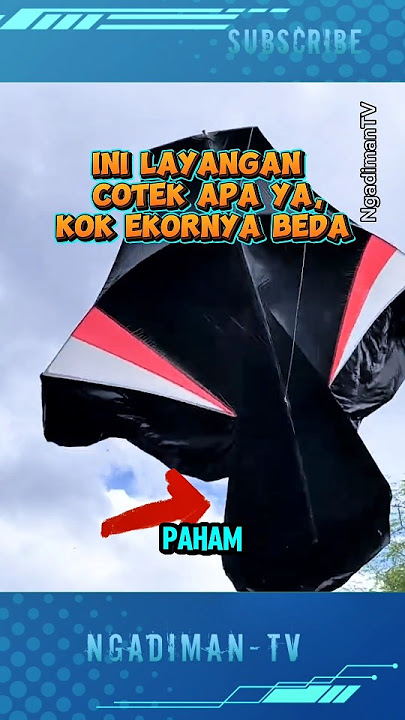 INI LAYANGAN COTEK APA KOK EKORNYA BEDA❓ #trending #shortsvideo #viralvideo #layangan