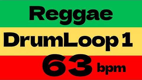 Reggae Drum Loop1 Practice Tool 63bpm[based on Bob Marley