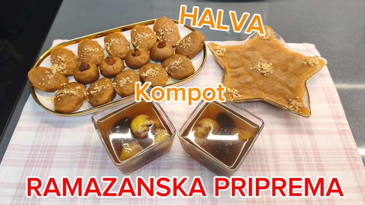 🌙Ramazanska priprema u našem domu 🏡Halva,kompot i dekoracija 🌙