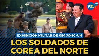 Soldados norcoreanos realizan impactante despliegue de fuerza en exhibición militar ante Kim Jong-Un