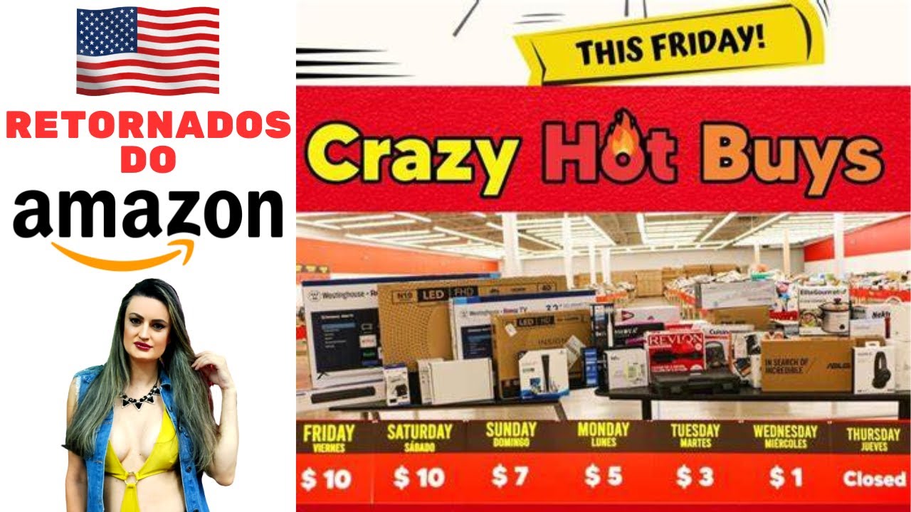 CRAZY HOT BUYS retornados do  tudo por $10