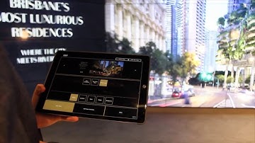 World first 10K interactive video wall with custom iPad interface - Q1 Design