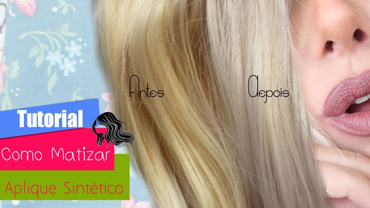 Como Matizar e Platinar um cabelo Sintético ? Muito fácil com menos de 3,00 reais