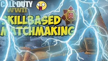 COD WW2- THE END! NO MORE CASUAL PLAY Skill Based Matchmaking In COD World War II Multiplayer