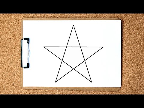COMO DESENHAR UMA ESTRELA FÁCIL PASSO A PASSO