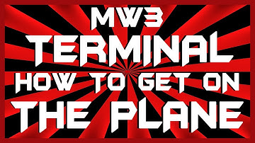 MW3 Terminal - How To Get On The Plane (FAST WAY!)