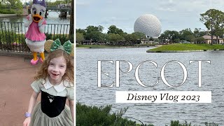 The MOST AMAZING Experience  Disney EPCOT Vlog 2023 & Disney Characters Meet and Greet reaction!