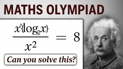 Welcome to Epic Olympiad Challenge || Nice Logarithmic Equation