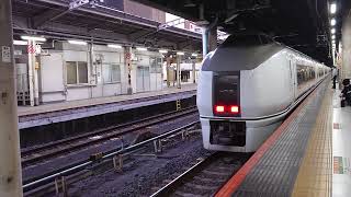 [ありがとう651系！]651系1000番台OM203編成 送り込み回送 上野駅到着