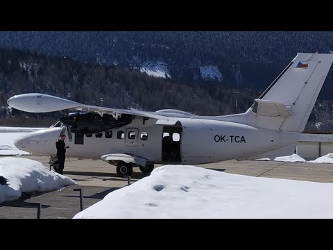 აფრენა მესტიის აეროპორტიდან (Take off from Mestia Airport)