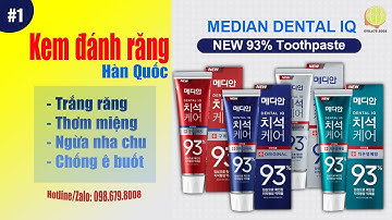 Kem đánh răng Hàn Quốc MEDIAN 93% I Median Dental IQ 93% Toothpaste