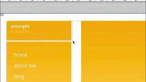Basic Website Photoshop to Dreamweaver