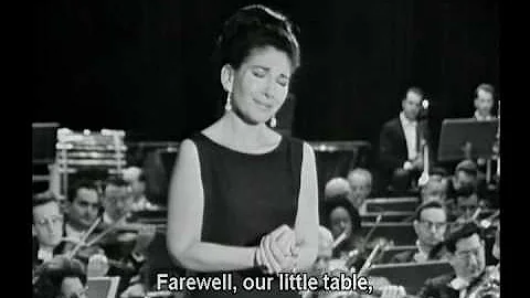 Maria Callas Manon ''Je ne suis que faiblesse-Adieu, notre petite tale'' 1965
