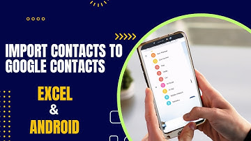Importing Excel Contacts to Android And Syncing with Google