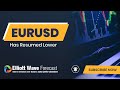 EURUSD Has Resumed Lower | ELLIOTT WAVE FORECAST