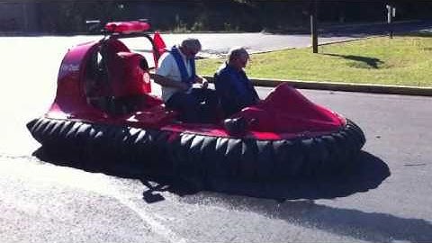 Test Flying the Scat 12 Hovercraft